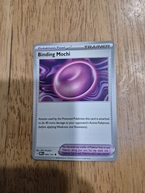QTY 5 Binding Mochi Pokémon Trainer Tool Card